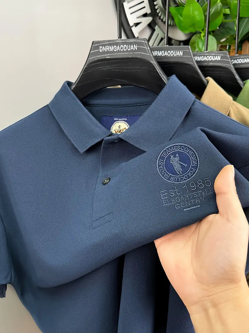 Polo Classique avec Broderie Distinctive – Élégance et Confort
