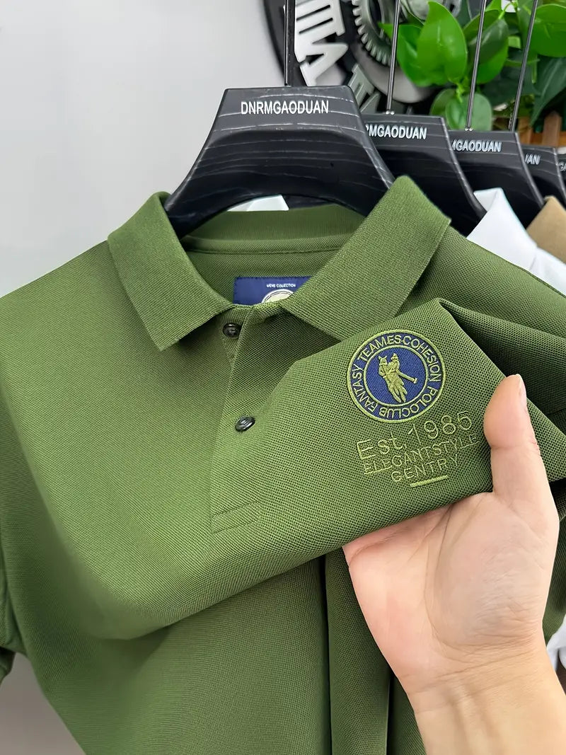 Polo Classique avec Broderie Distinctive – Élégance et Confort