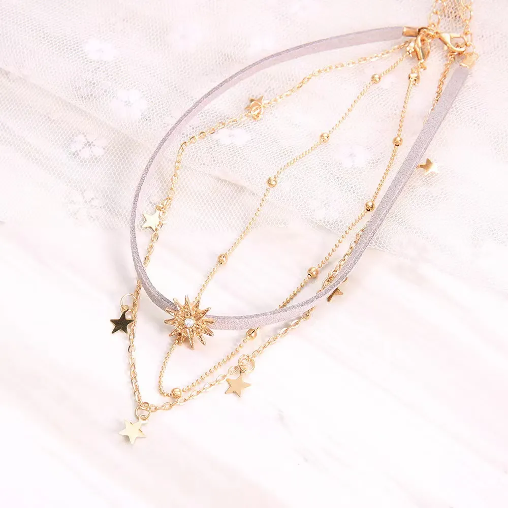 Collier trilogie élégant