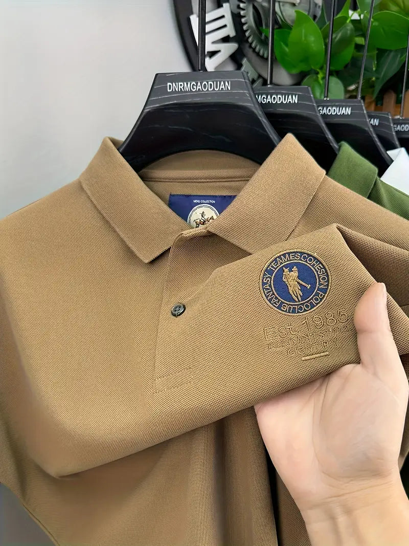 Polo Classique avec Broderie Distinctive – Élégance et Confort