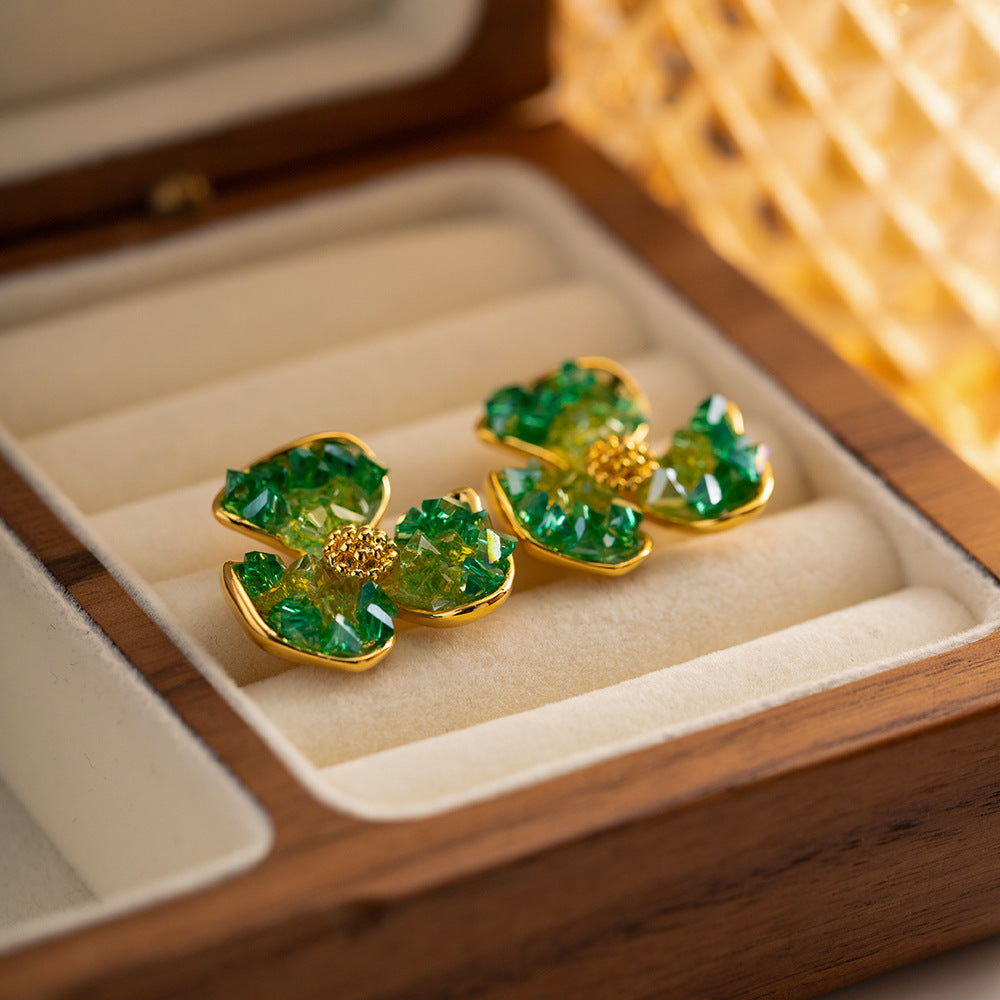 Boucle d'oreille Jade