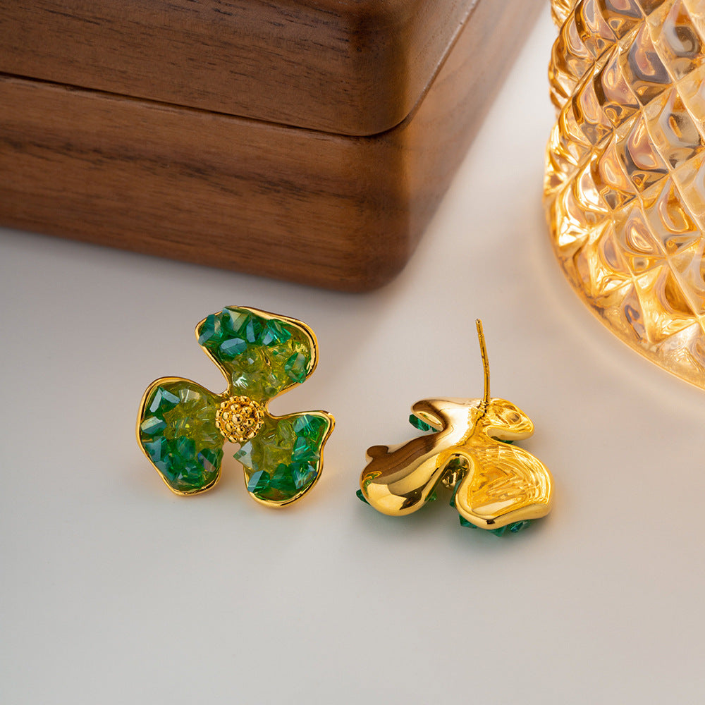 Boucle d'oreille Jade