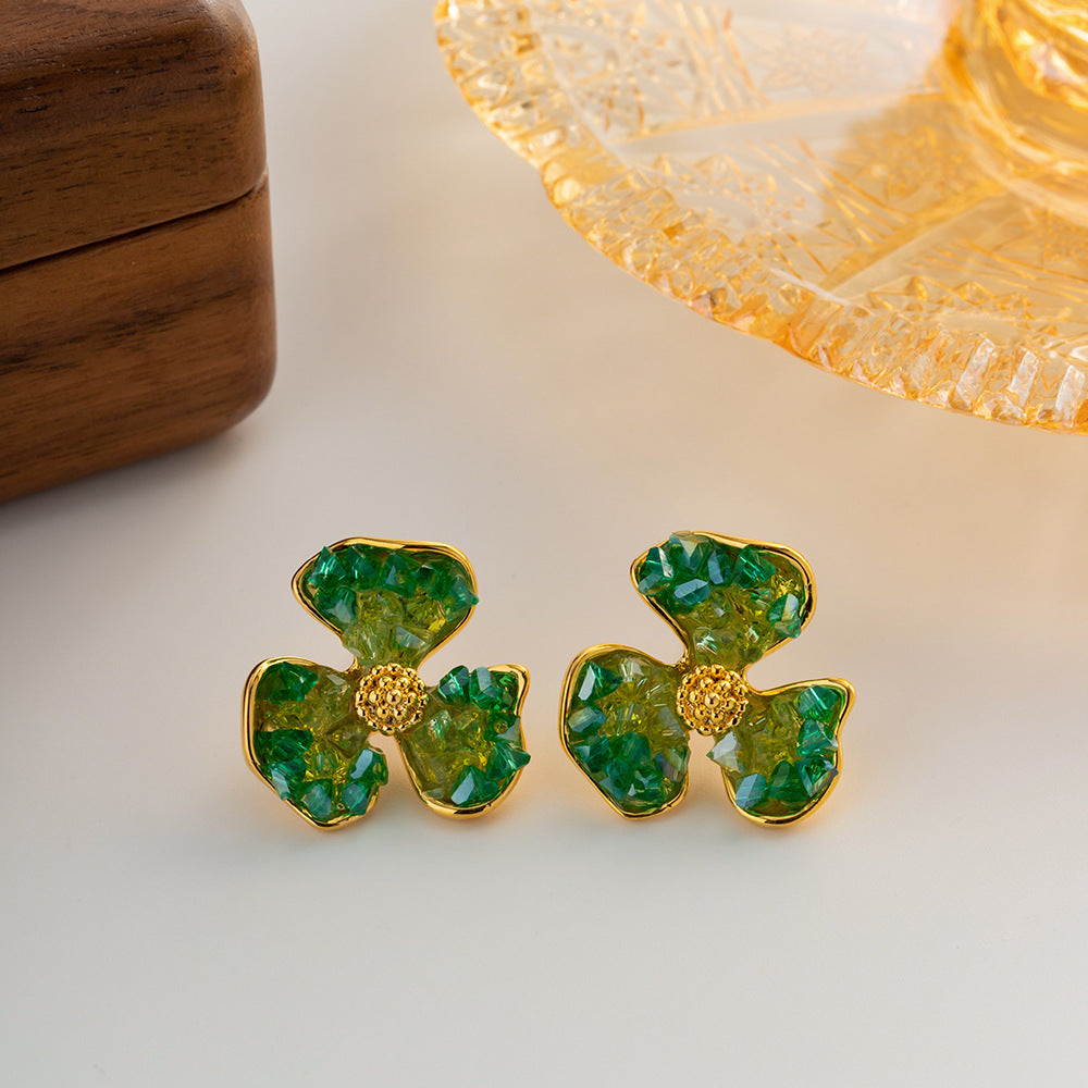 Boucle d'oreille Jade