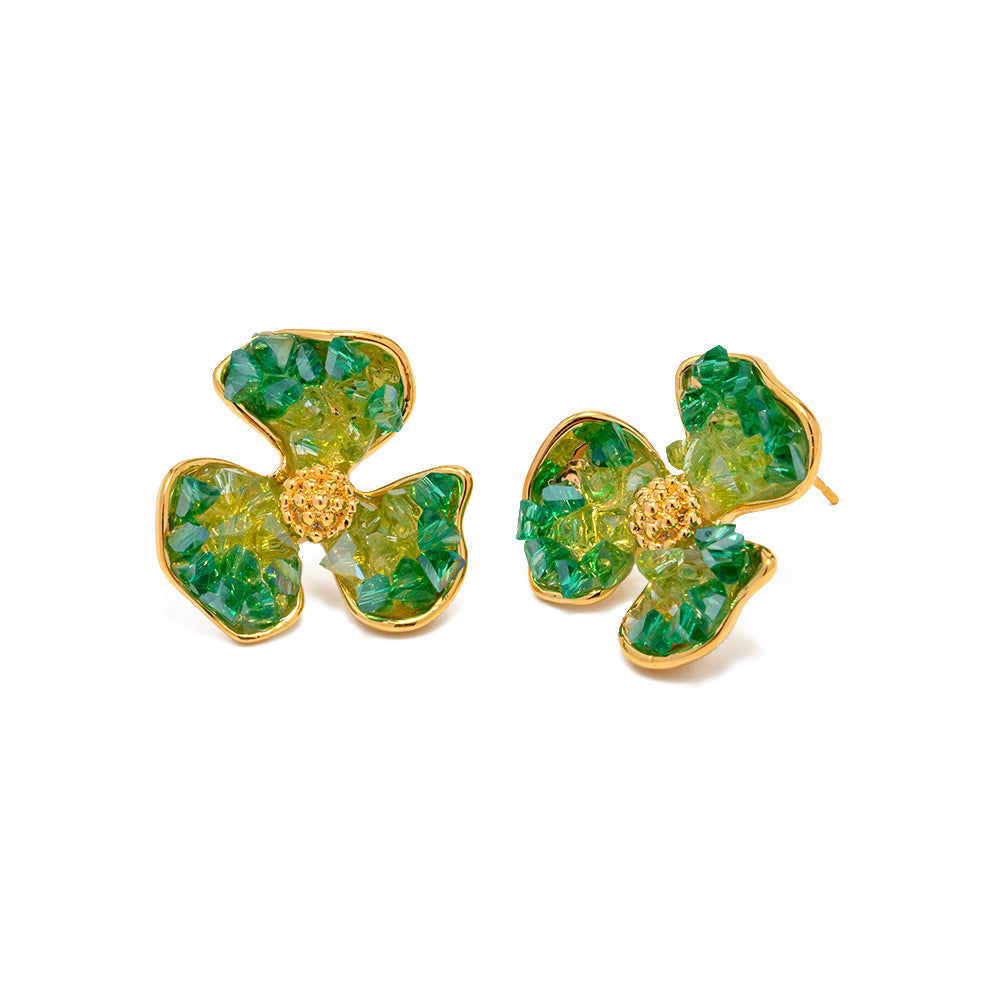 Boucle d'oreille Jade