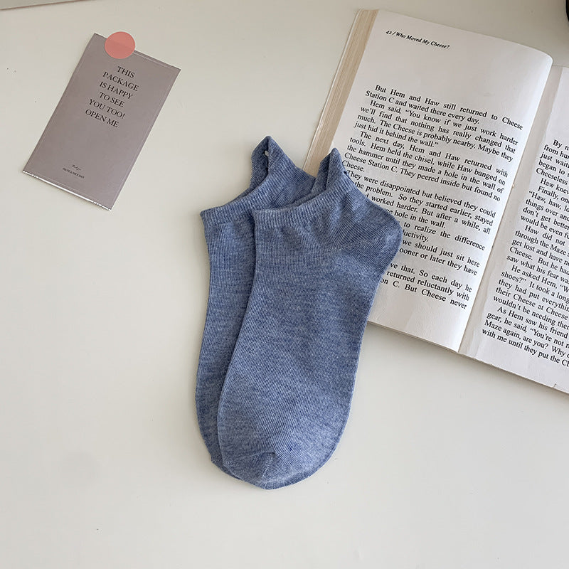 Pack de 10 Chaussettes Courtes Ultra Confort avec Smiley – Style & Bonne Humeur au Quotidien !