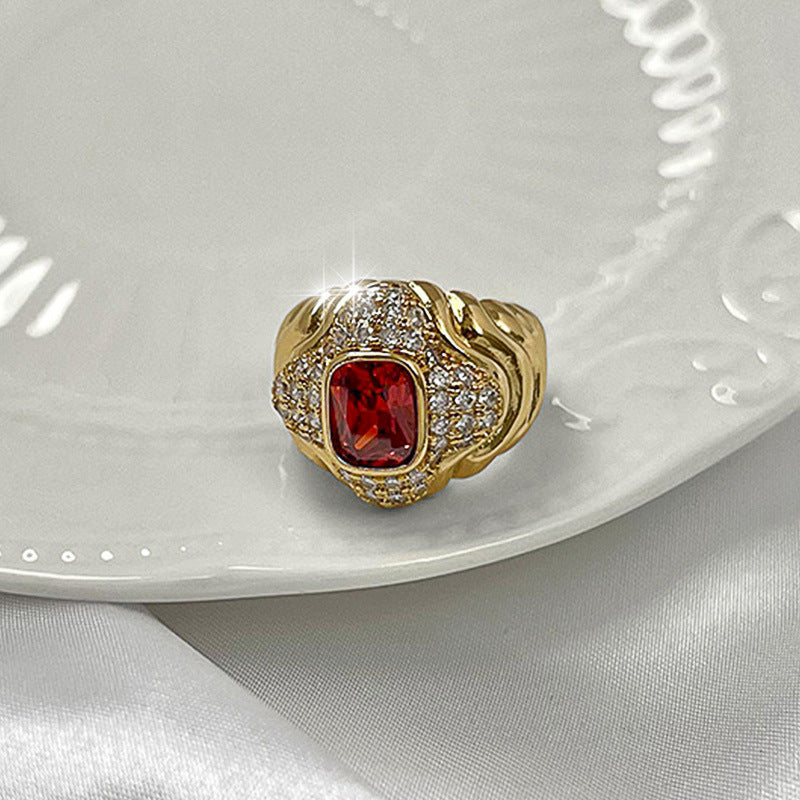 BAGUE RUBIS CÉLESTE