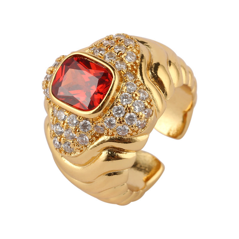 BAGUE RUBIS CÉLESTE