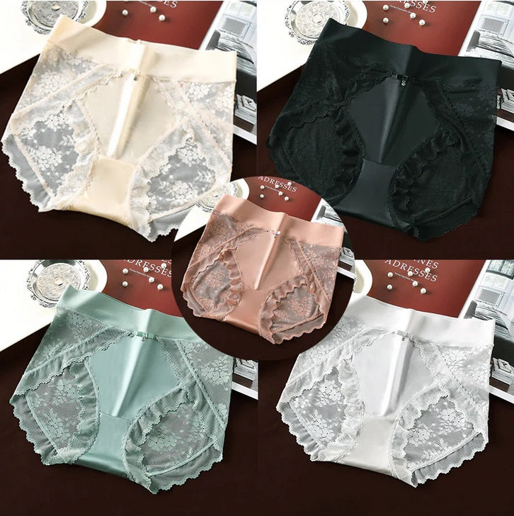 Pack de 5 culottes haute couture en dentelle