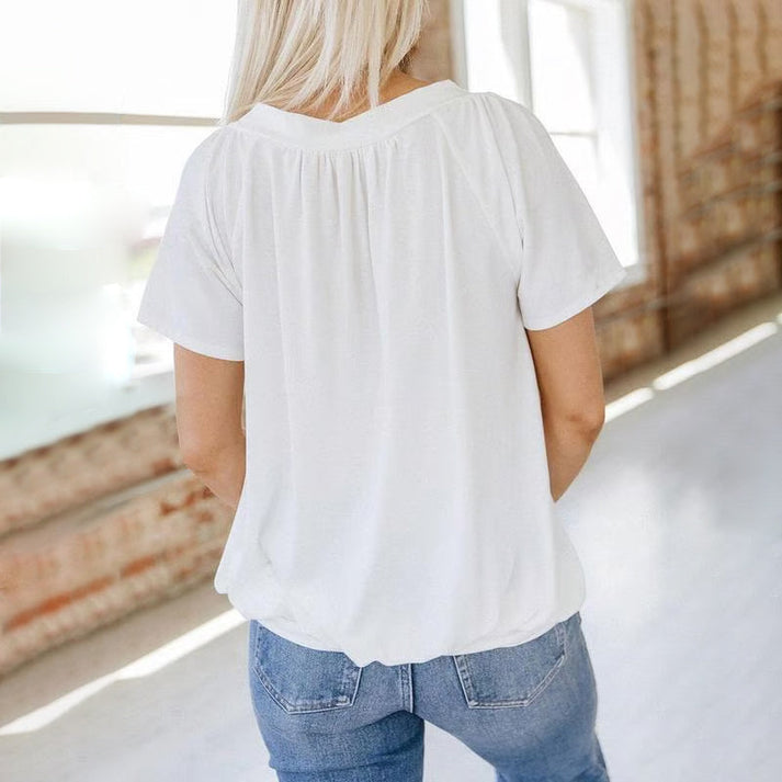 Blouse Élégante avec Détails Raffinés – Confort et Style Intemporel