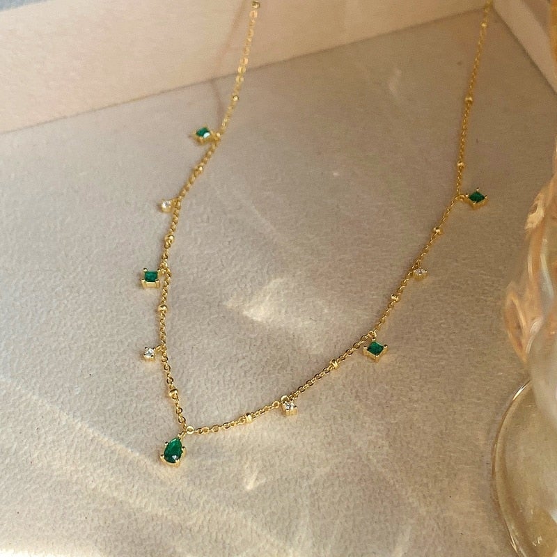 Collier ras de cou en cristal Emily