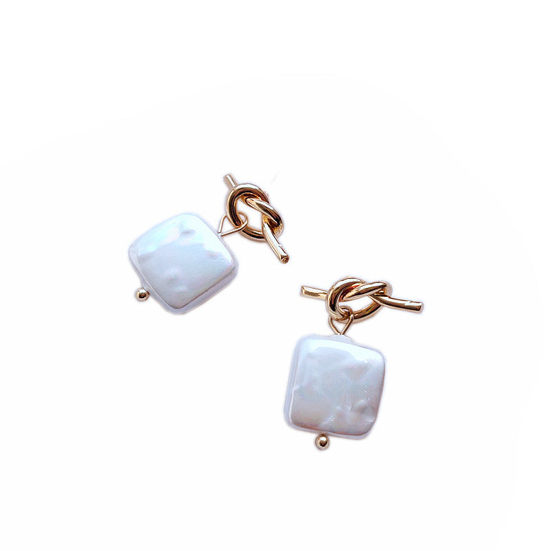 Boucle D'oreille Orva En Perle Naturelle