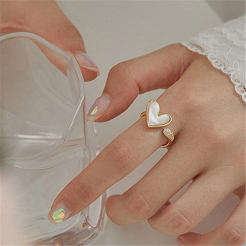 Bague cœur « Pure Love »