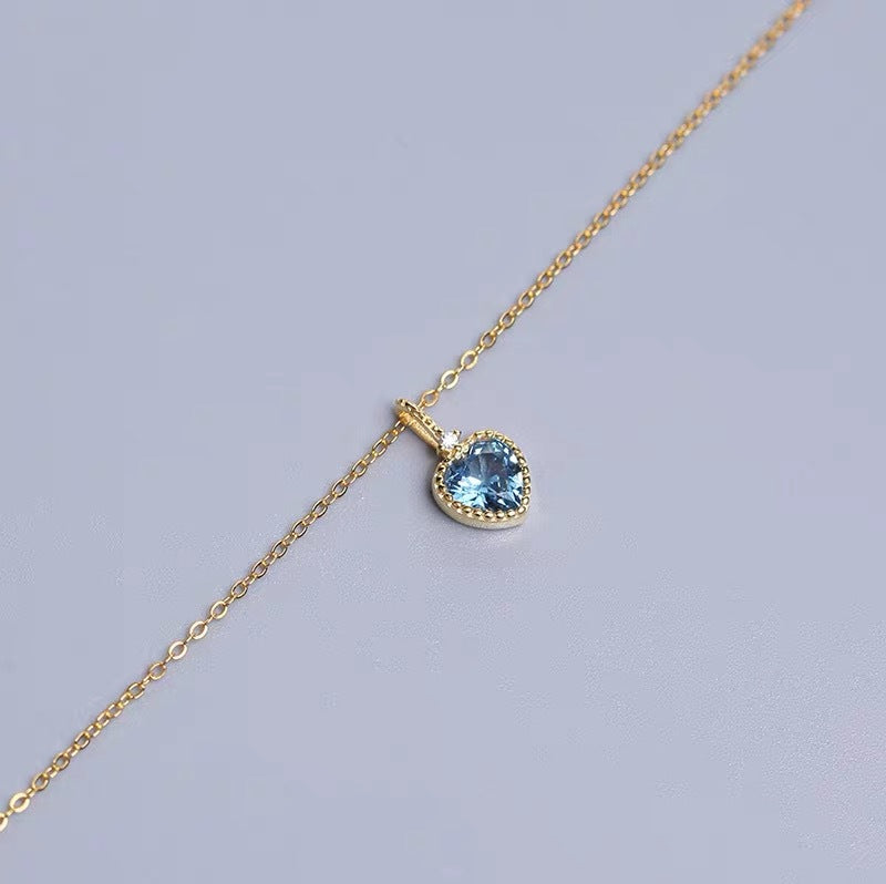 Collier coeur de diamant