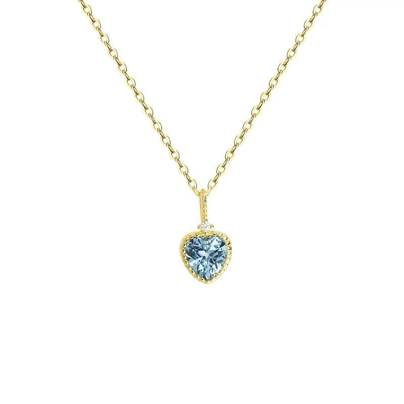 Collier coeur de diamant