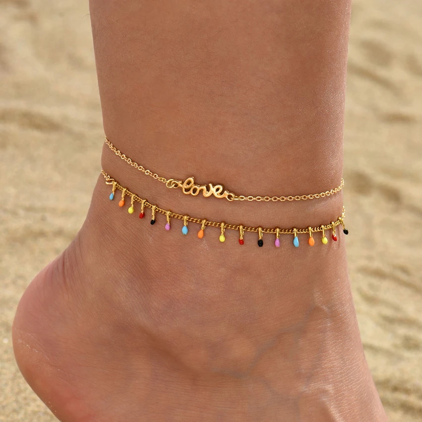Bracelet de cheville Coloriste