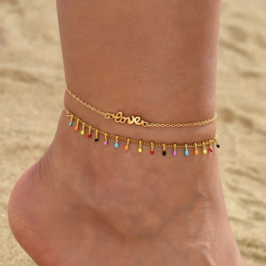 Bracelet de cheville Coloriste