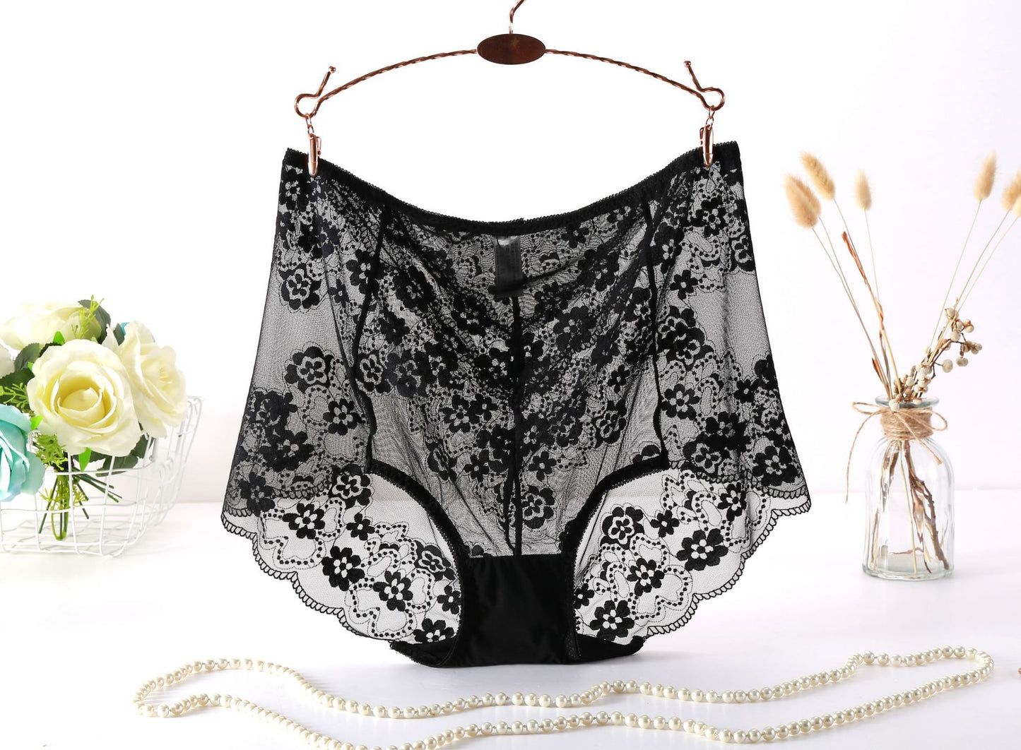 Élégance" en Dentelle Respirante – Galbe Parfait & Confort Grande Taille