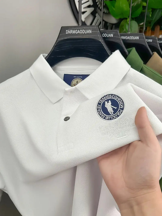 Polo Classique avec Broderie Distinctive – Élégance et Confort