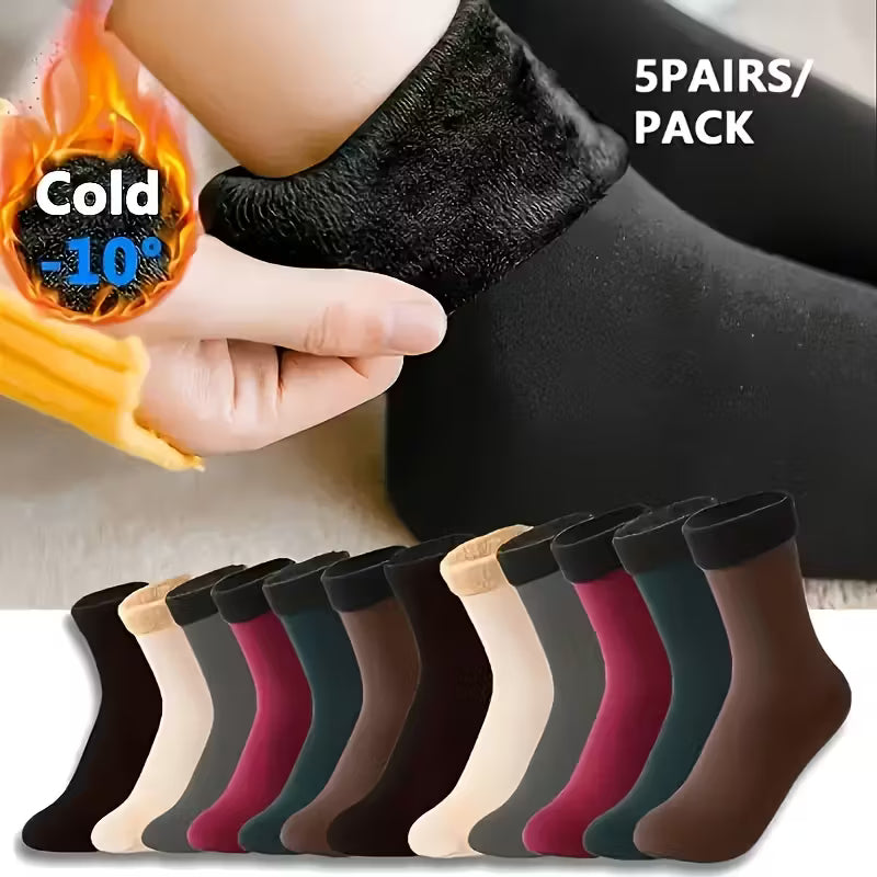 ThermaStep™ – Les Chaussettes d'Hiver à Isolation Active (Pack de 5)