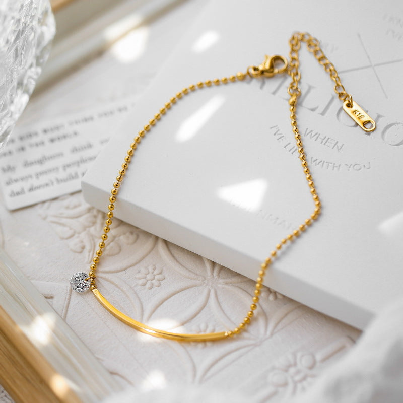 Bracelet de cheville Ambre