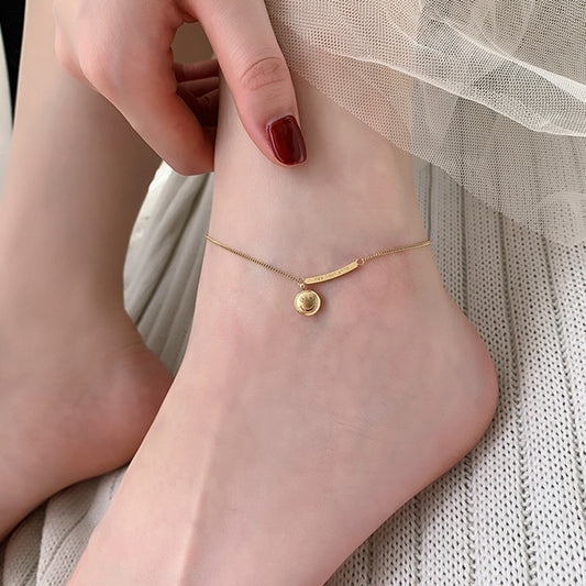 Bracelet de cheville Smiley