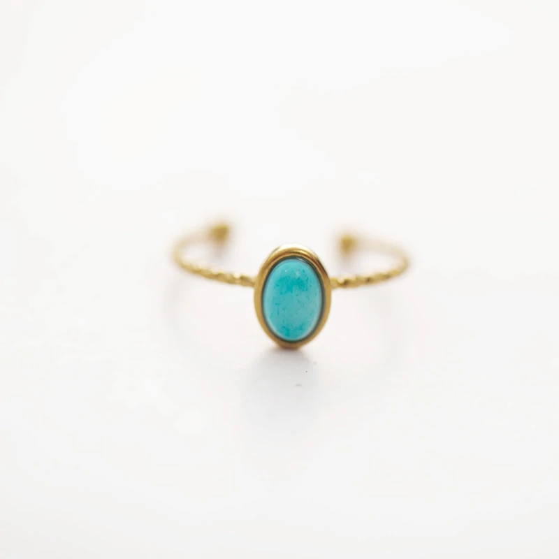 Bague Pierre Bleue Sauvage & Libre