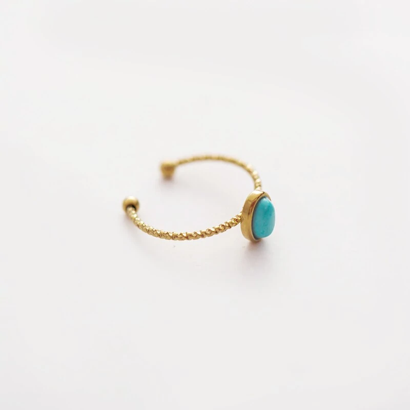 Bague Pierre Bleue Sauvage & Libre