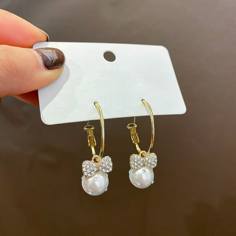 Boucles d'oreilles créoles en perles « Cherish You »
