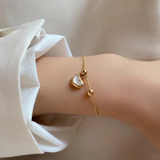 Bracelet coeur d'amour pour toujours