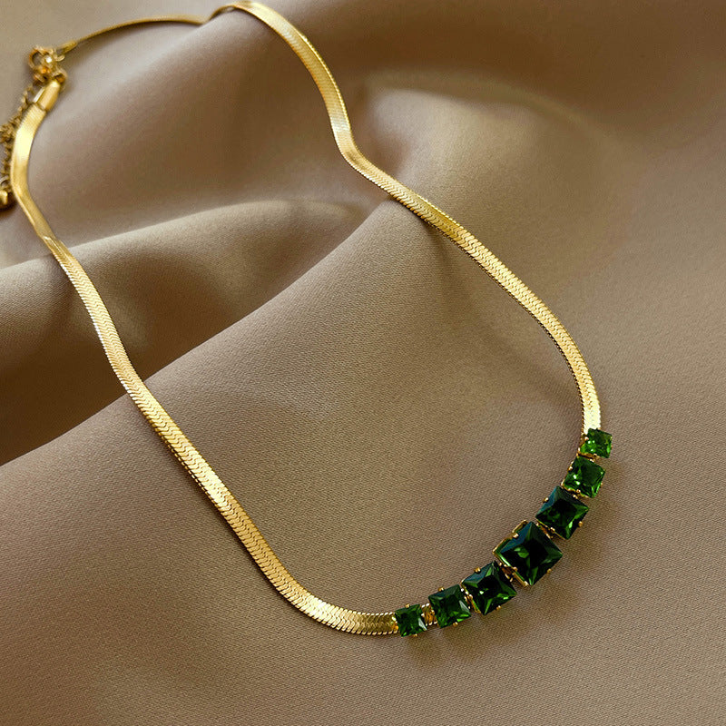 Collier Victoria En Péridot vert