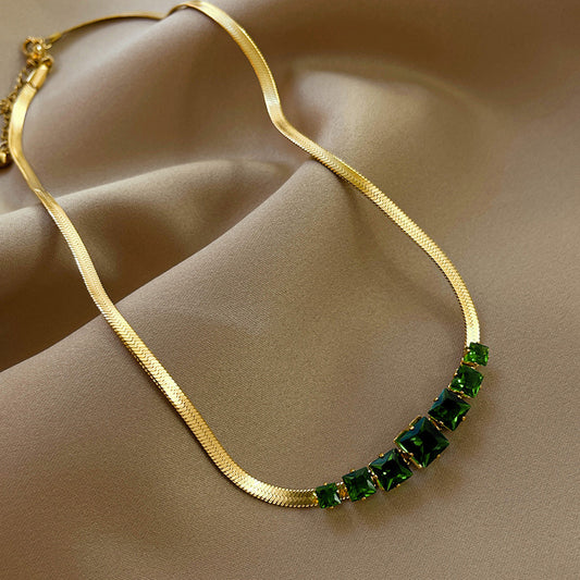 Collier Victoria En Péridot vert