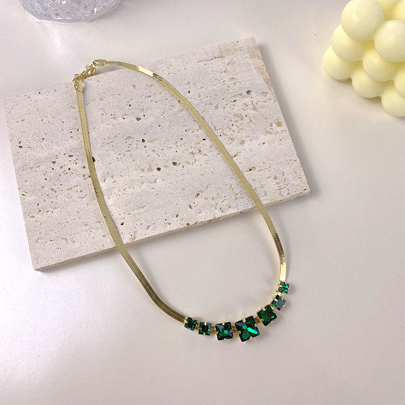 Collier Victoria En Péridot vert