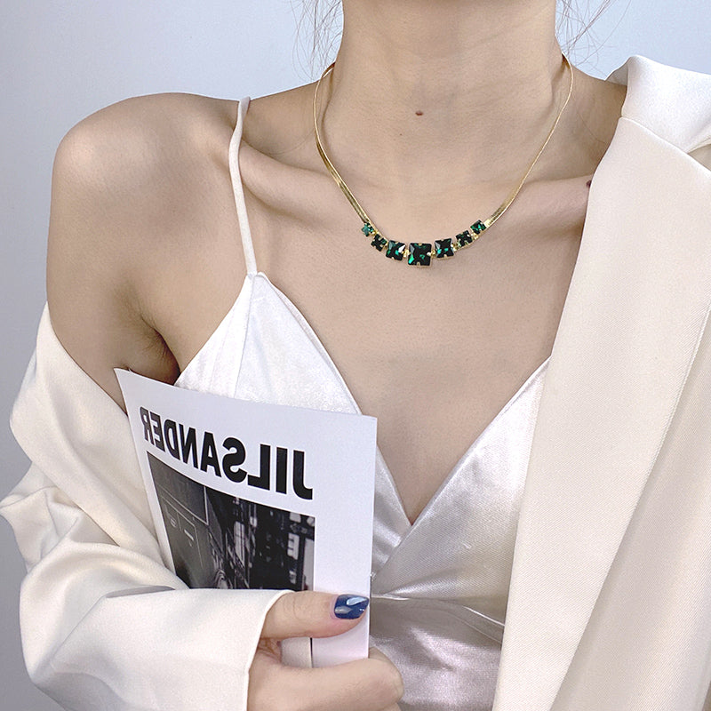 Collier Victoria En Péridot vert
