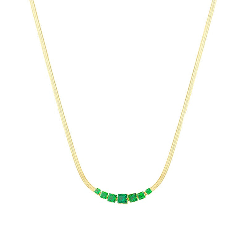 Collier Victoria En Péridot vert