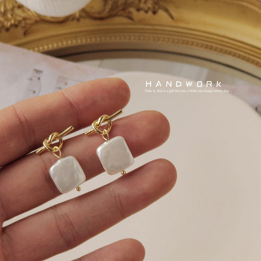 Boucle D'oreille Orva En Perle Naturelle
